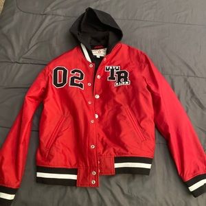 true religion half windbreaker button up